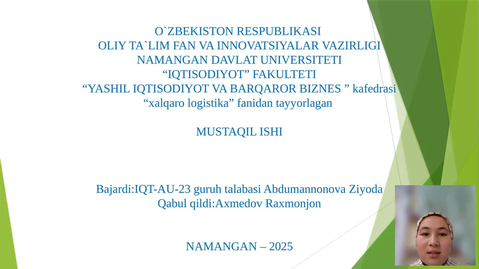 Logistik operatsiyalarning asosiy bosqichlari 1