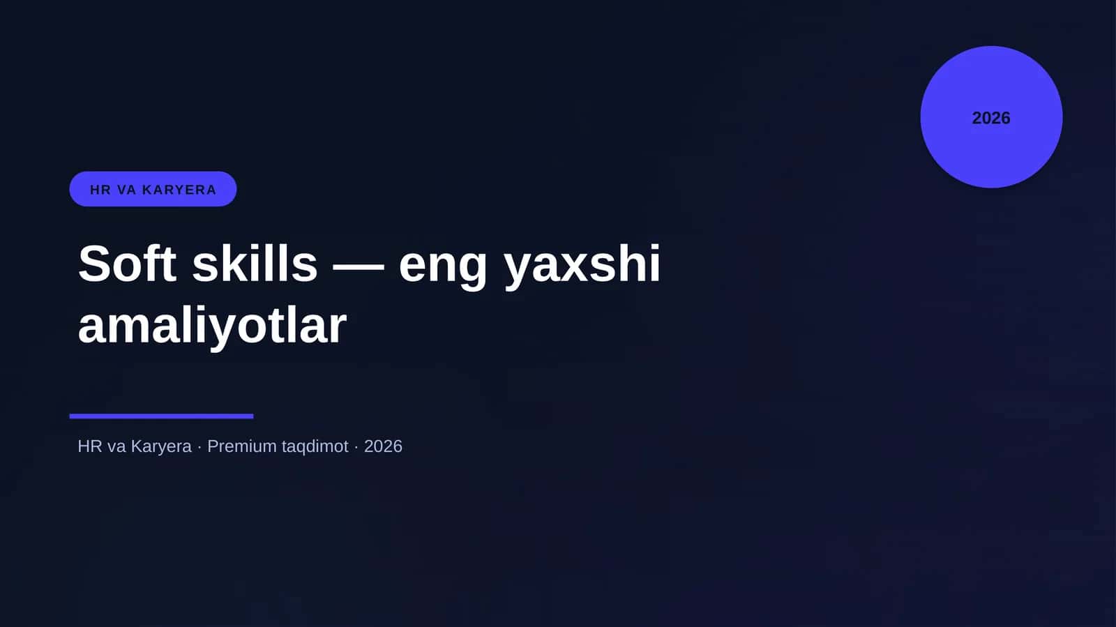 Soft skills — eng yaxshi amaliyotlar 1