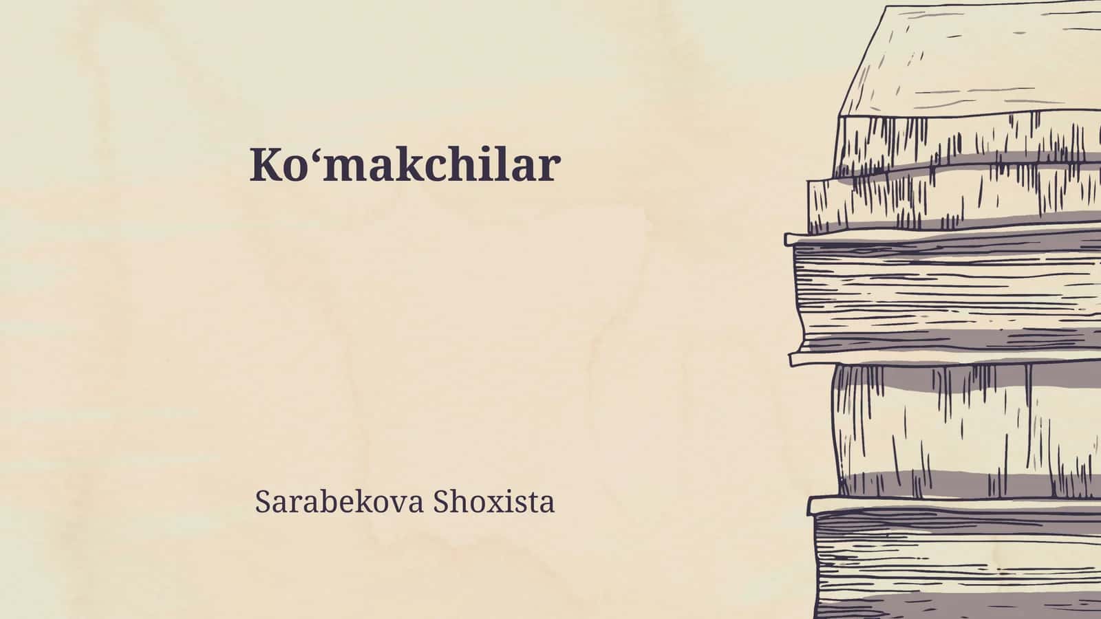 Koʻmakchilar 1