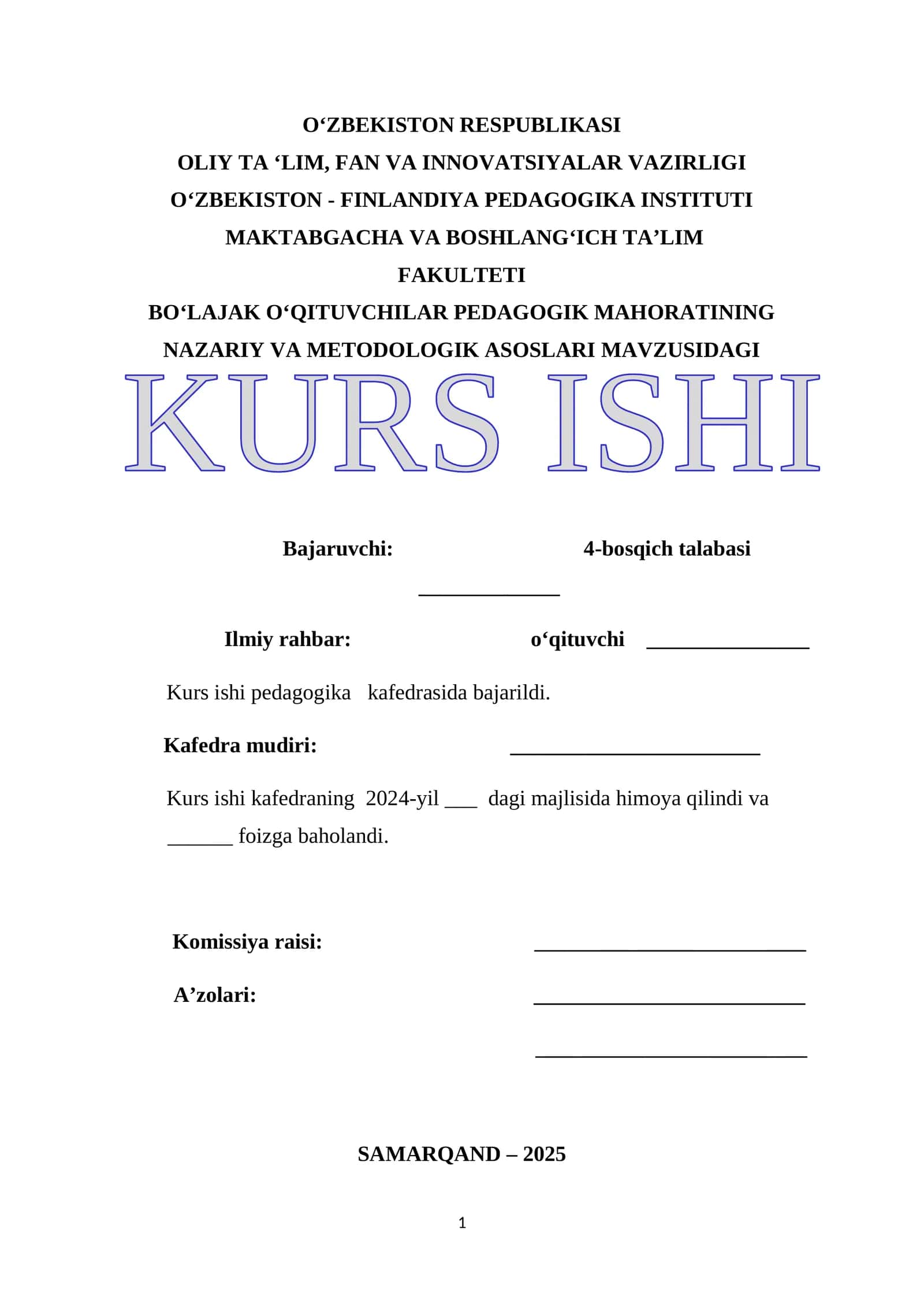 Bobur Shaxsiyatining Pedagogik Qarashlari 1