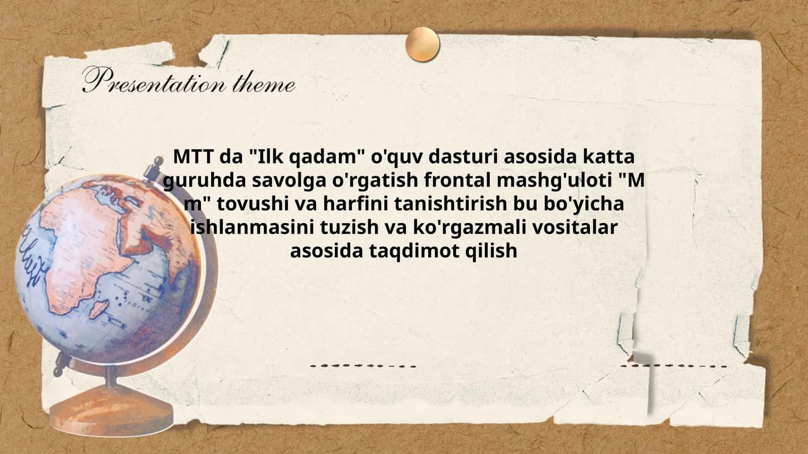 "Ilk qadam" o'quv dasturi 1