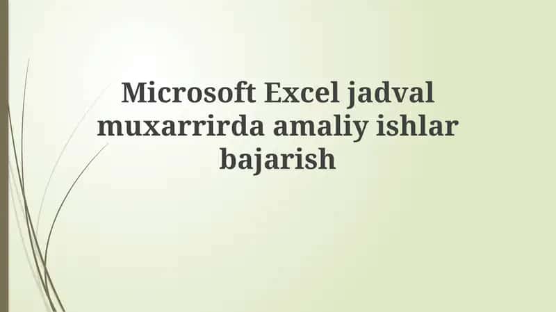 Microsoft Exceljadvalmuxarrir 1