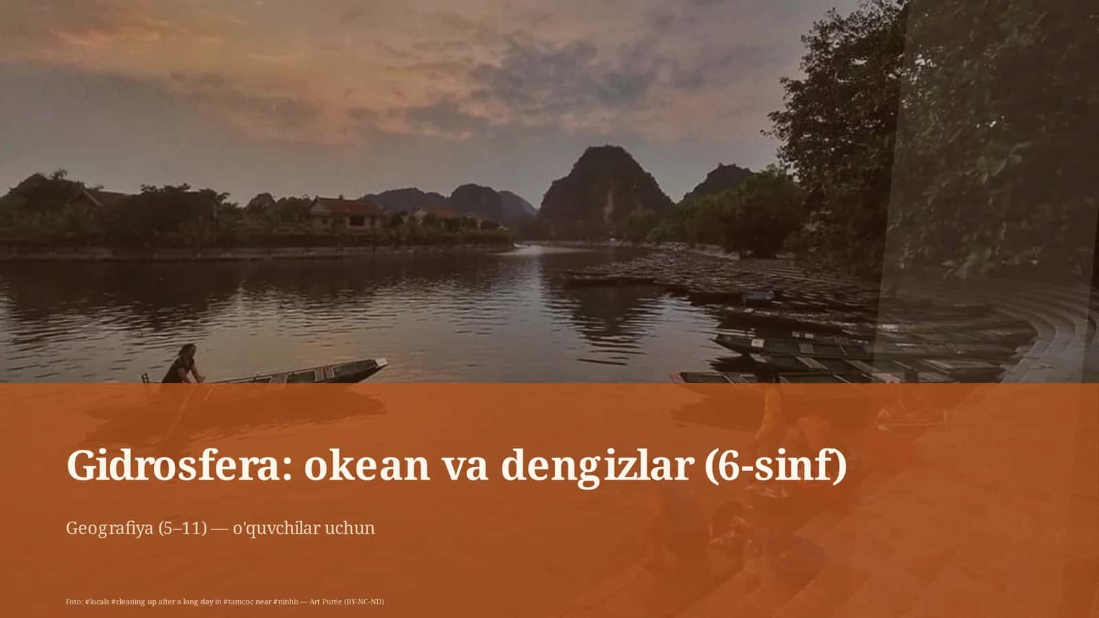 Gidrosfera: okean va dengizlar (6-sinf) 1