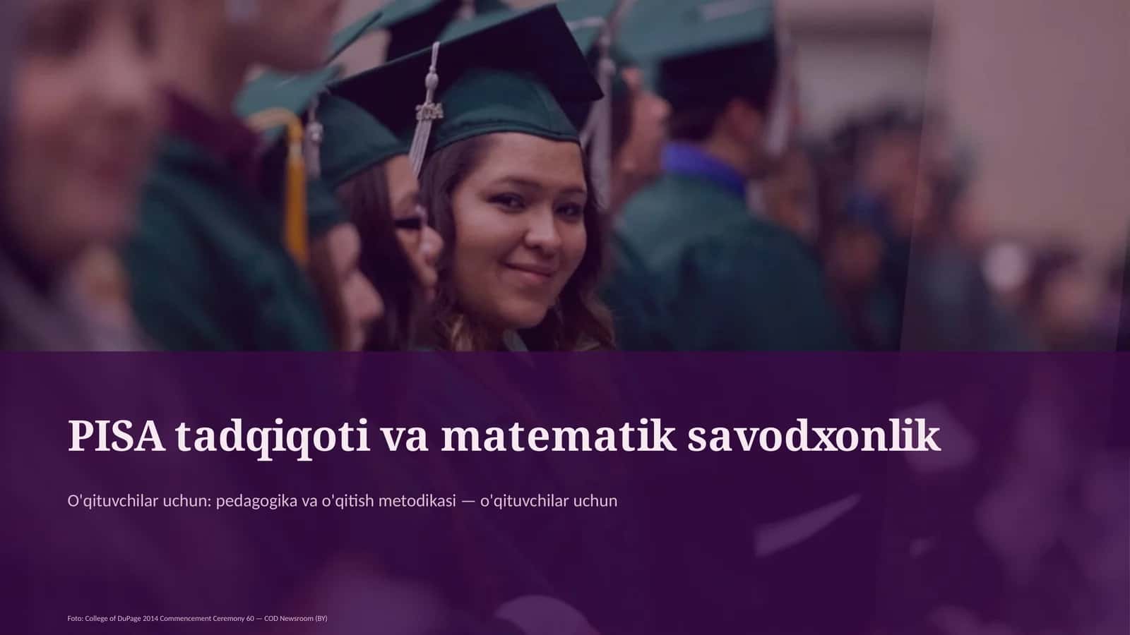 PISA tadqiqoti va matematik savodxonlik 1