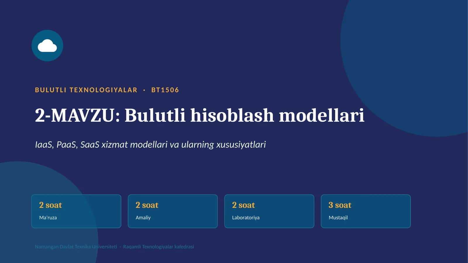 BULUTLI TEXNOLOGIYALAR · BT1506 1