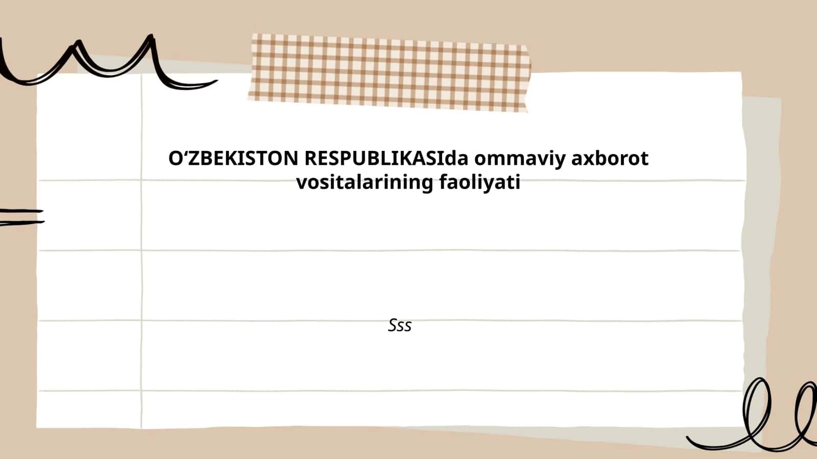 Ommaviy axborot vositalarining huquqiy maqomi 1