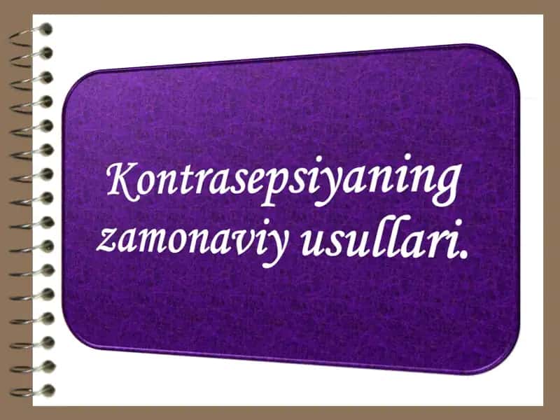 Kontrasepsiya xizmatining vazifalari 1