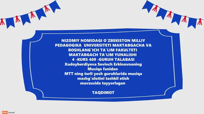 MTT ning turli yosh guruhlarida musiqa mashg'ulotini tashkil etish 1