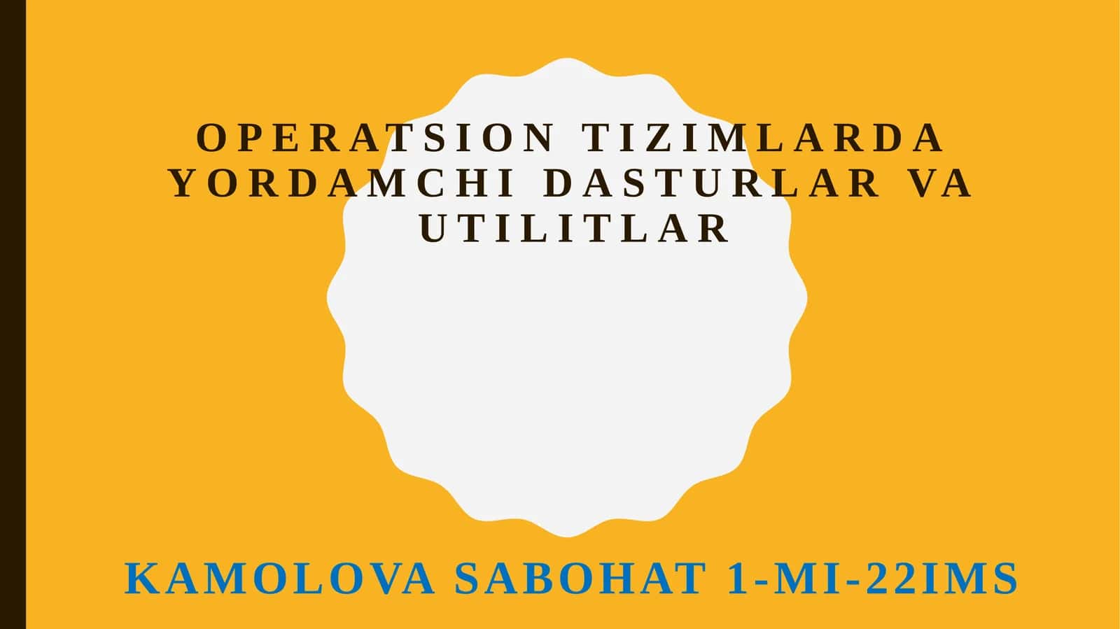 KamolovaSabohat1-MI-22IMS 1