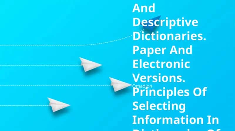 Active And Passive Dictionaries 1