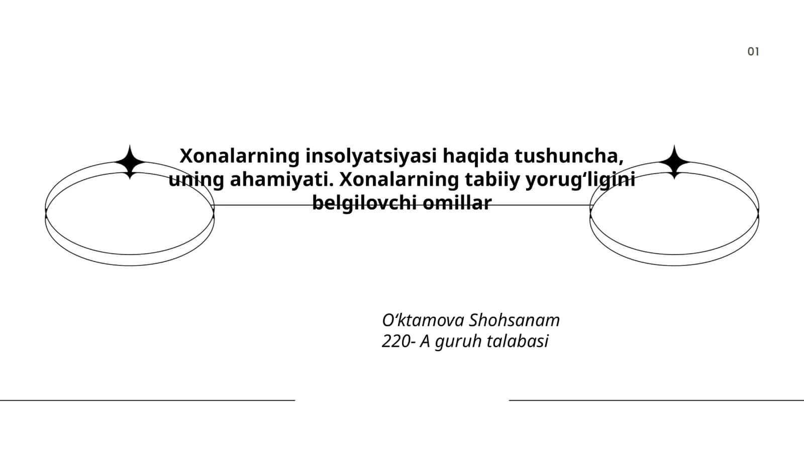 Xonalarning insolyatsiyasi tushunchasi 1