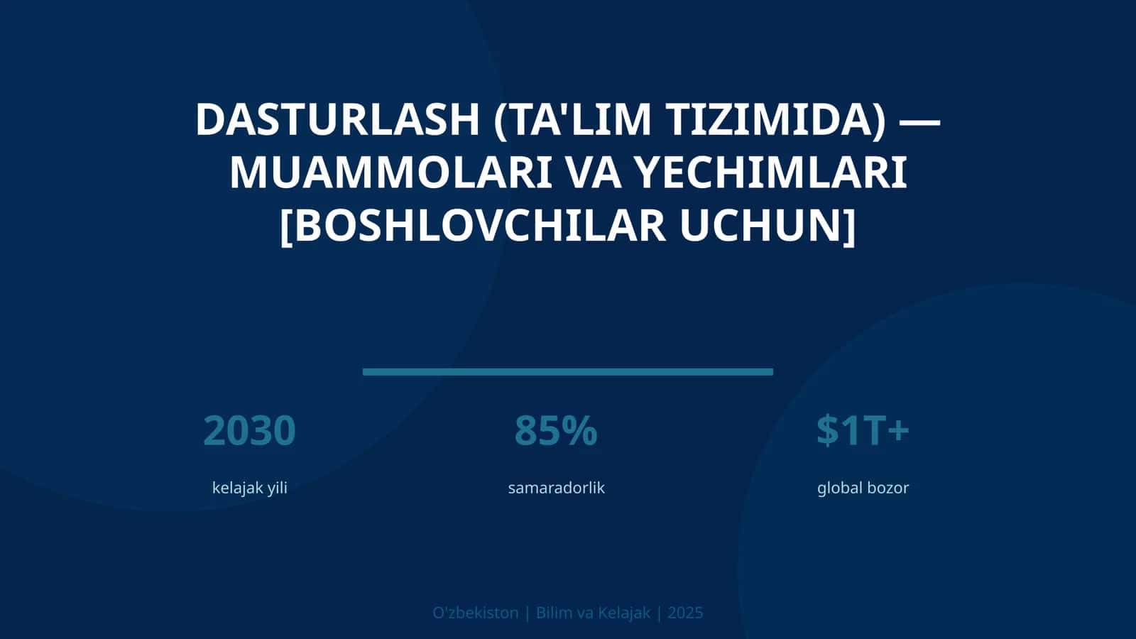 Dasturlash (ta'lim tizimida) — muammolari va yechimlari [boshlovchilar uchun] 1
