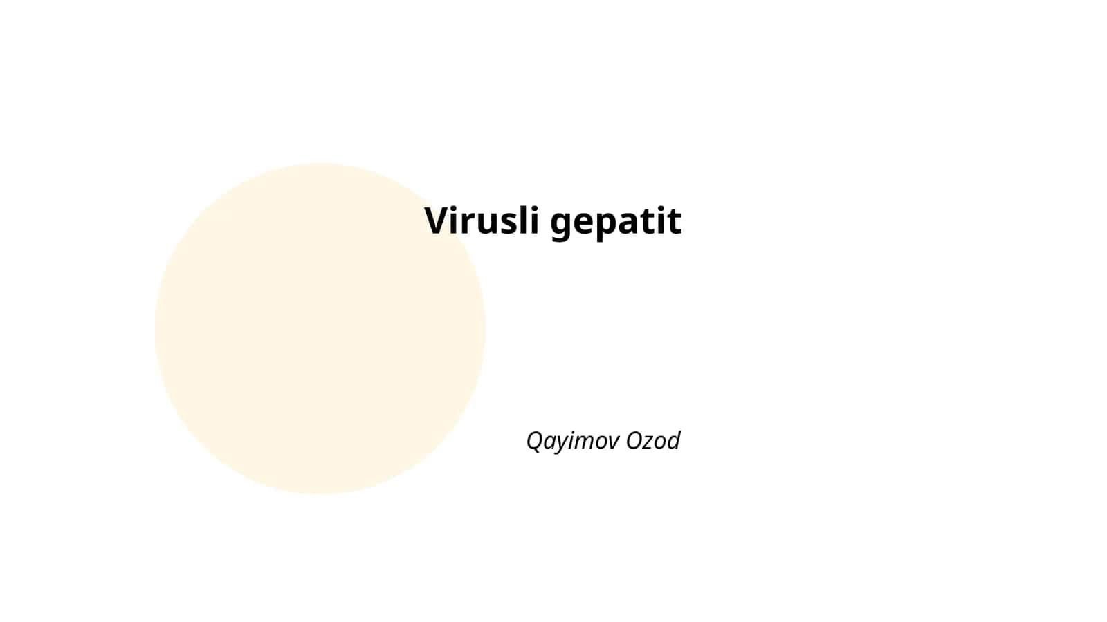 Virusli gepatit 1