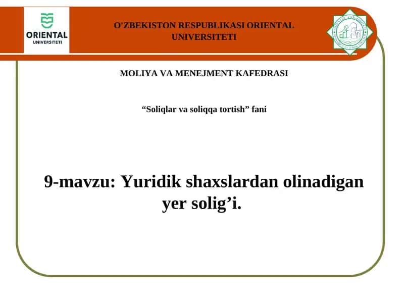 Yer solig‘i 1