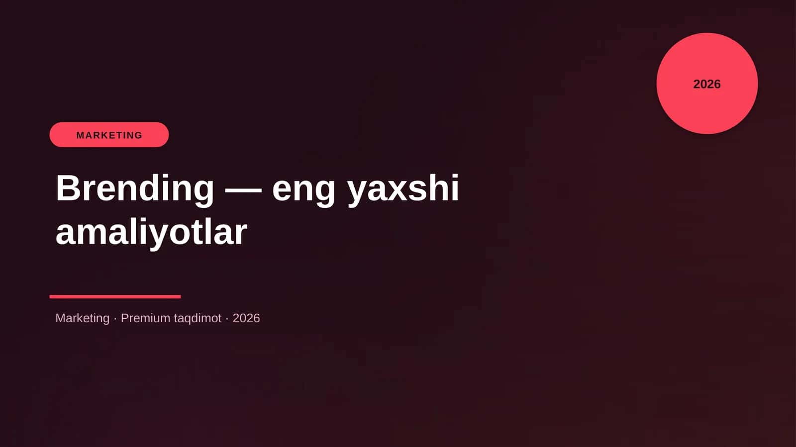 Brending — eng yaxshi amaliyotlar 1