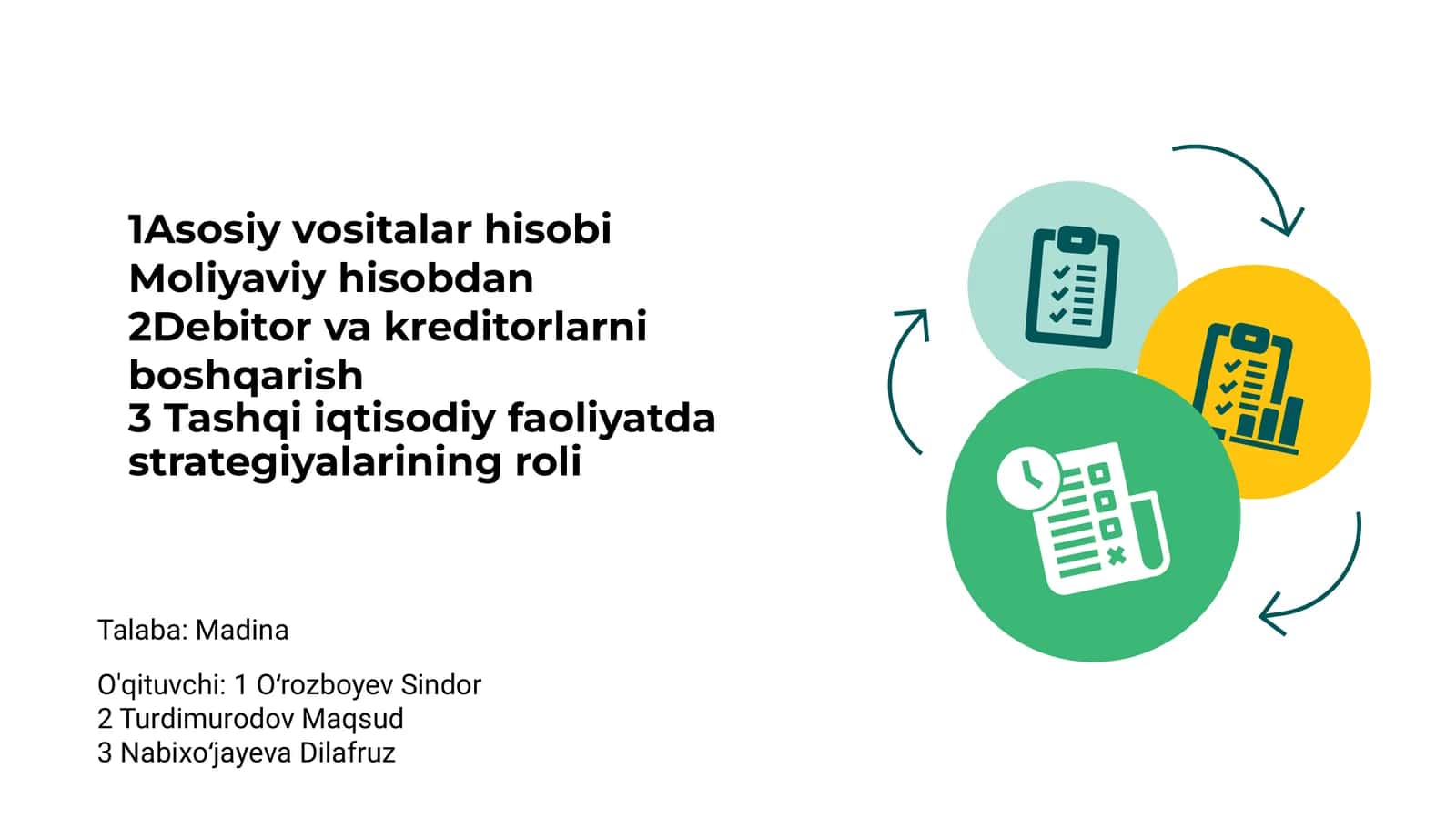 Asosiy vositalar hisobi 1