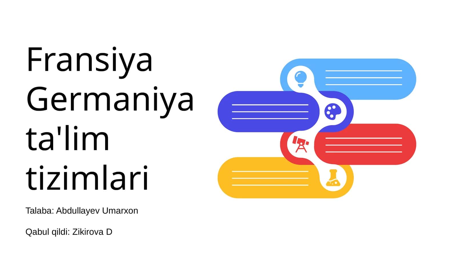 Fransiya Germaniya ta'lim tizimlari 1