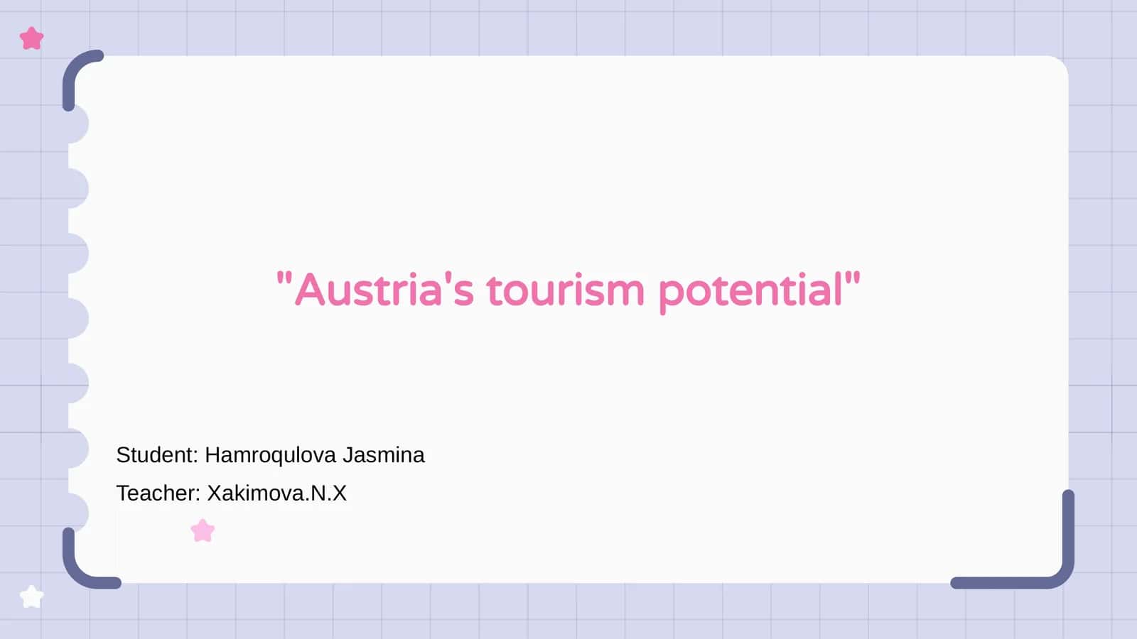 Austria's tourism potential 1