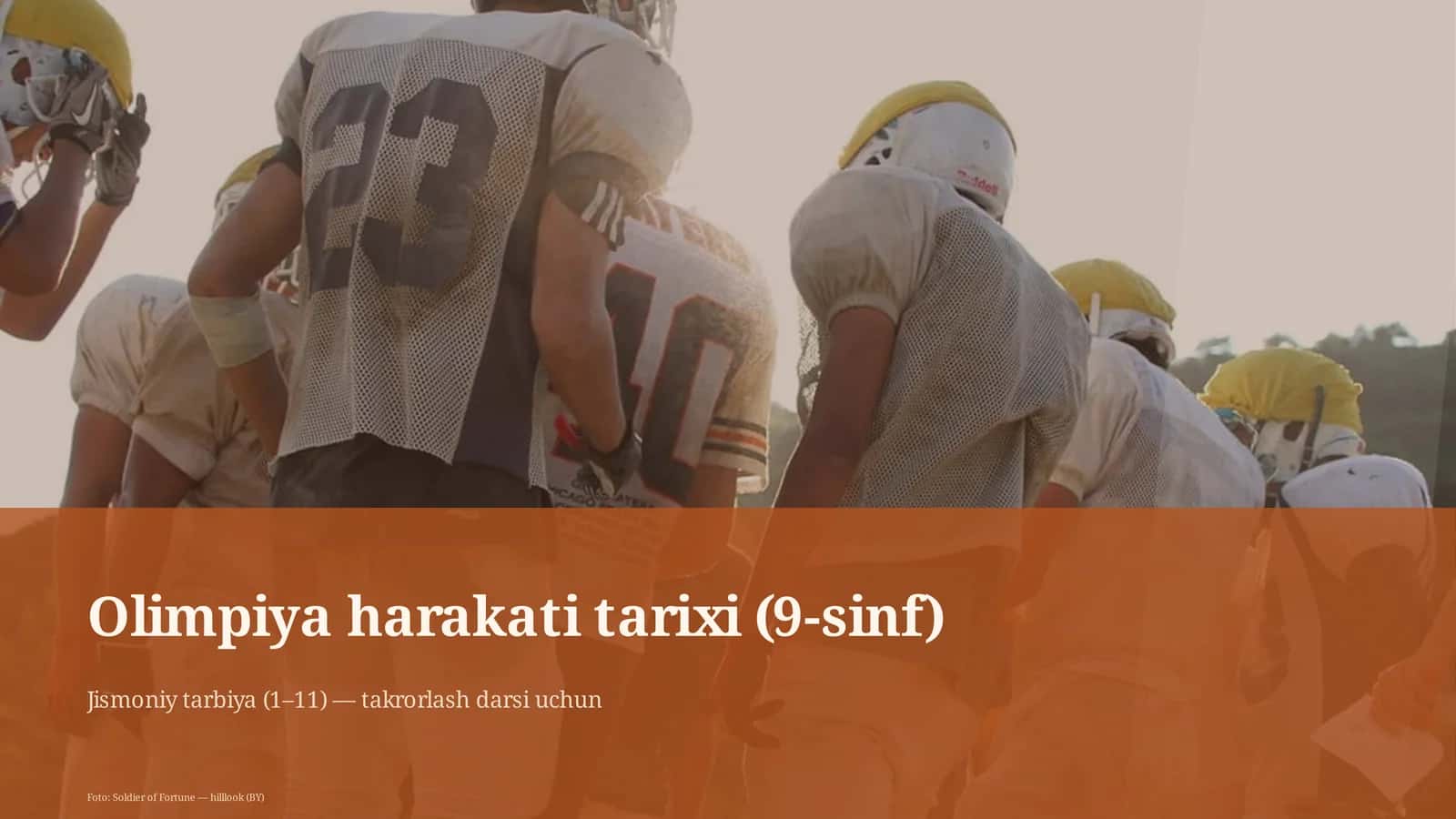 Olimpiya harakati tarixi (9-sinf) 1