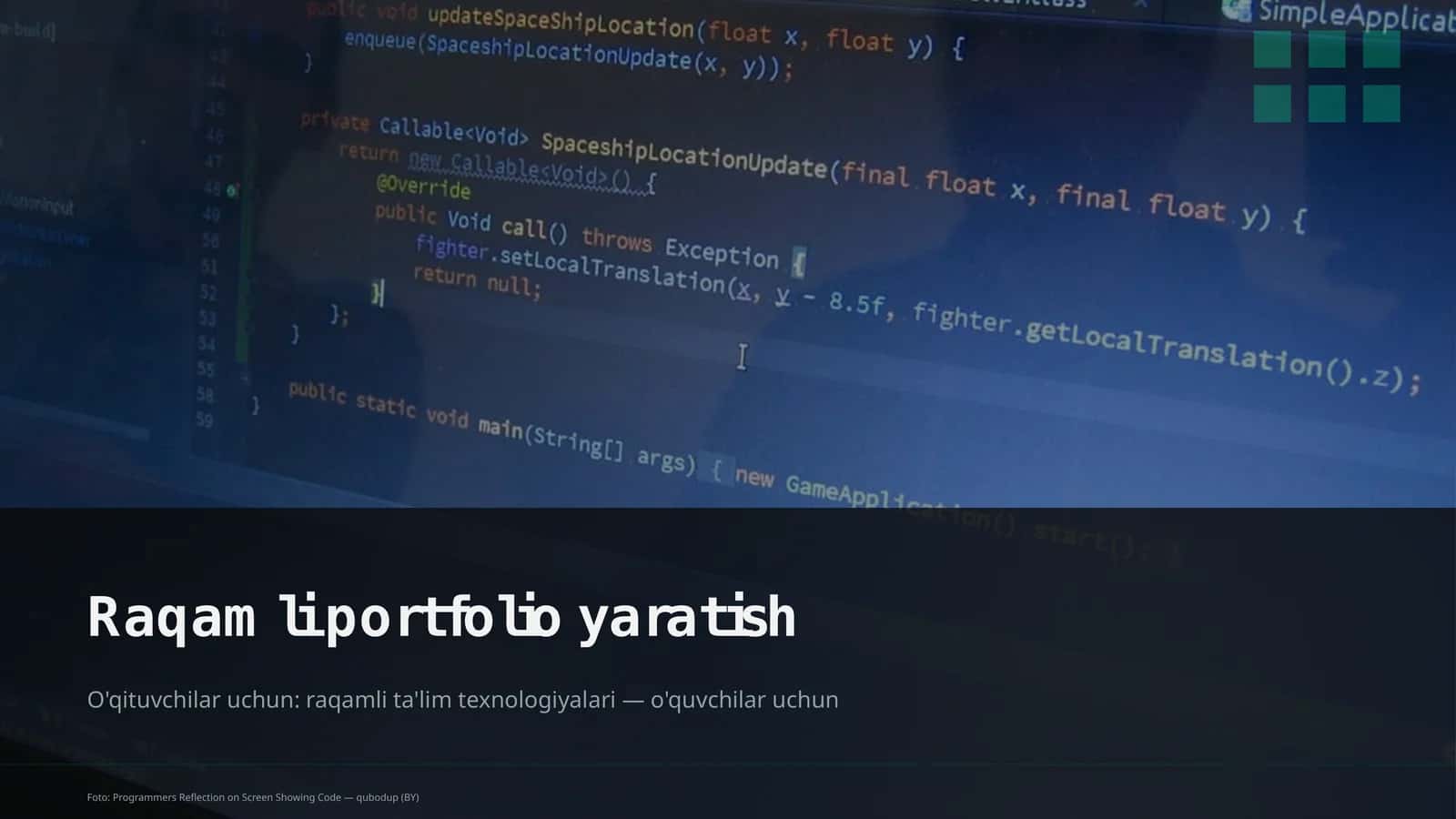 Raqamli portfolio yaratish 1
