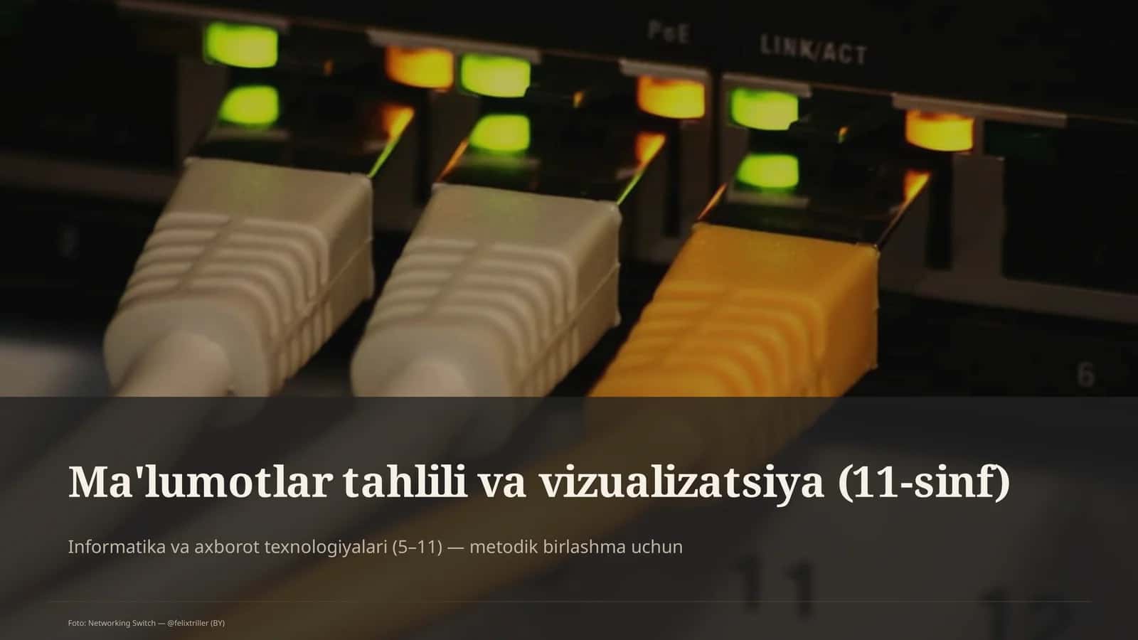 Ma'lumotlar tahlili va vizualizatsiya (11-sinf) 1