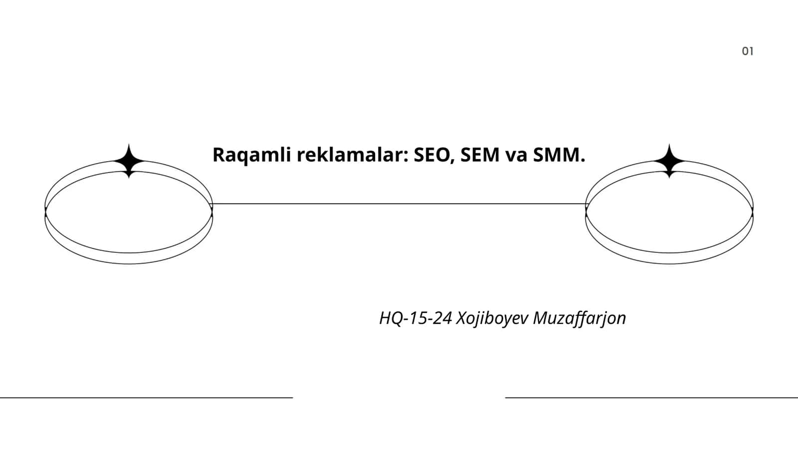 Raqamli reklamalar: SEO asoslari 1