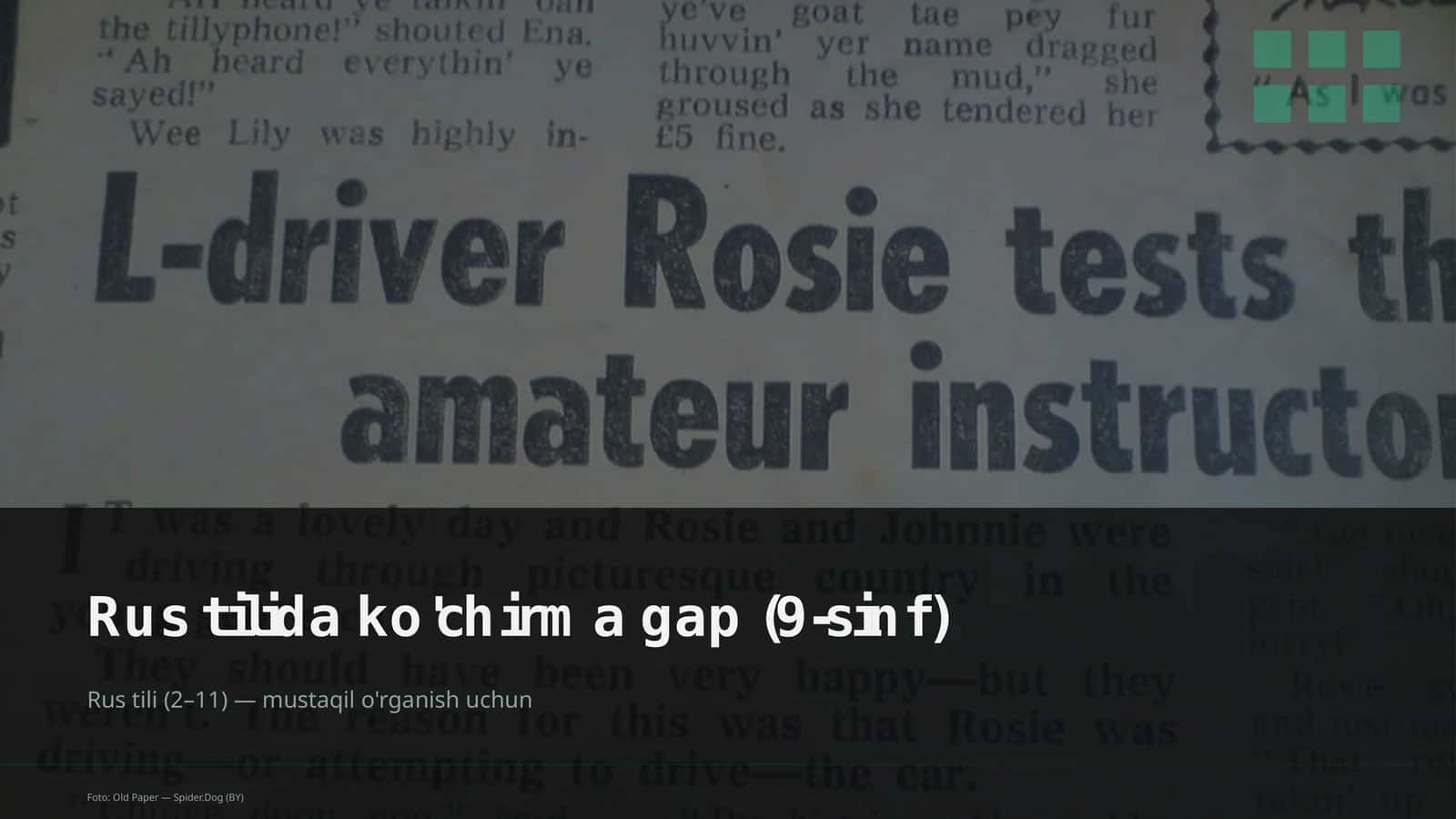 Rus tilida ko'chirma gap (9-sinf) 1