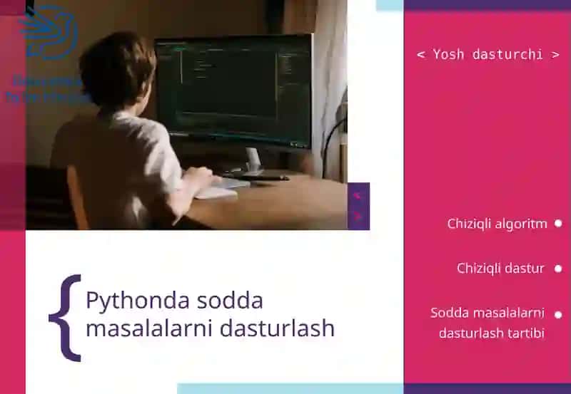 Pythondas oddamasalarni dasturlash