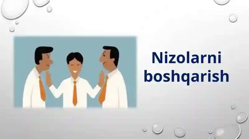 Nizolarni boshqarish 1