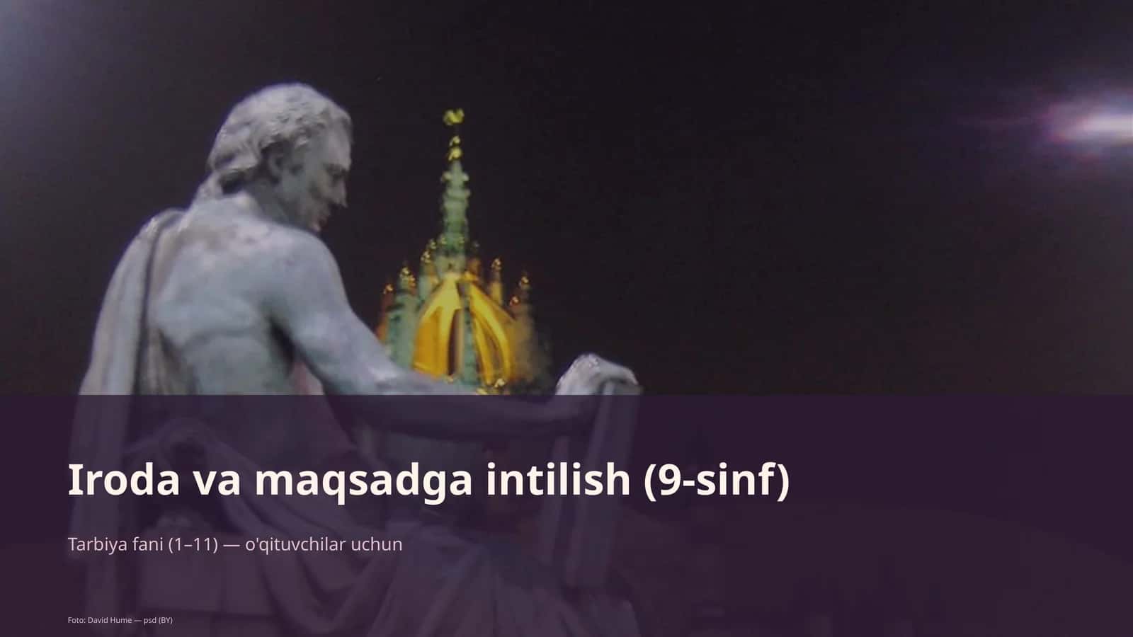 Iroda va maqsadga intilish (9-sinf) 1