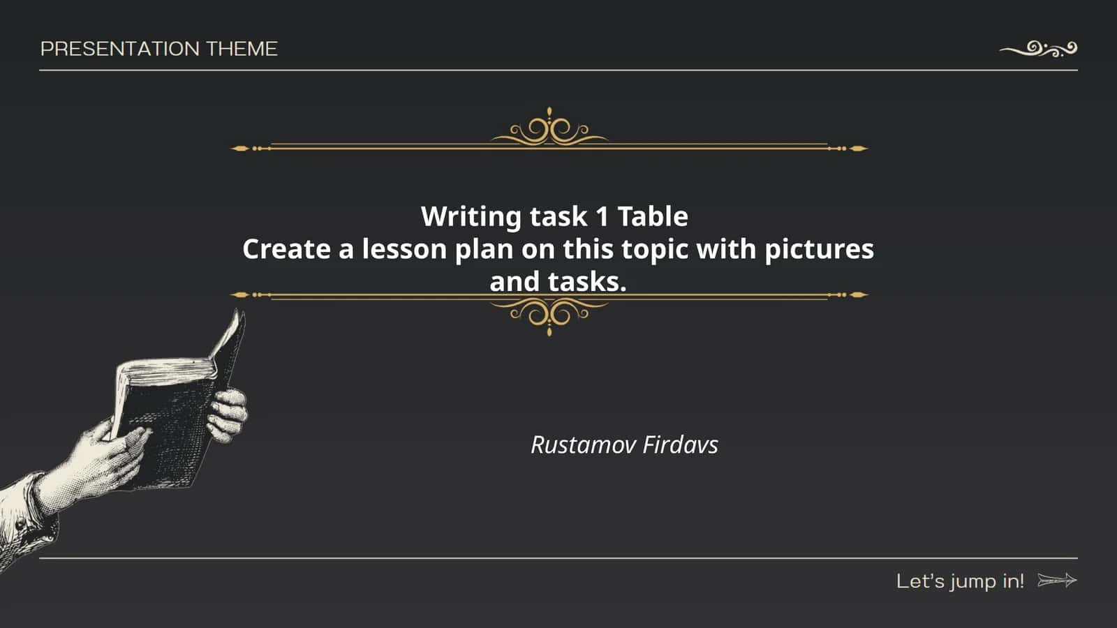 Writing task 1 Table 1