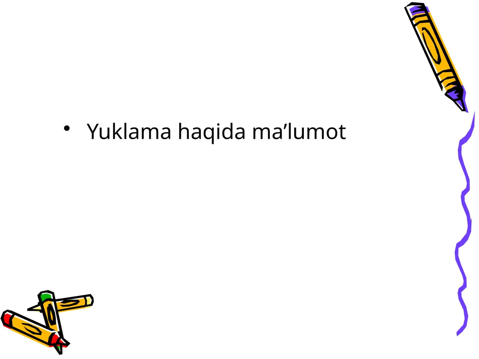Yuklamalar 1