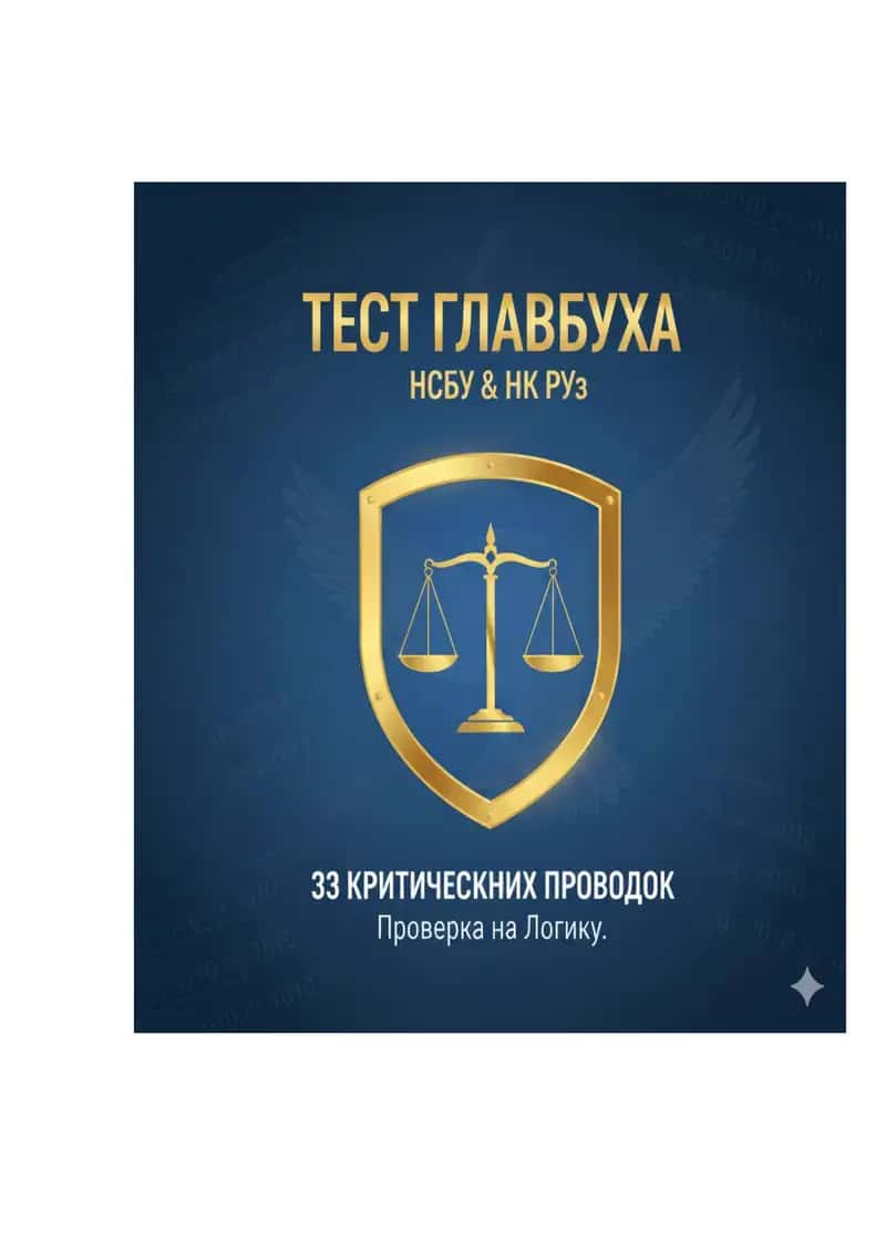 Сборник Тестов по бухгалтерии (33 вопроса) 1