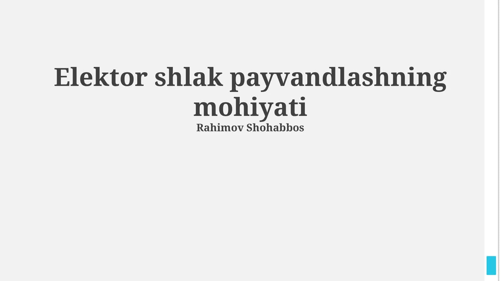 Elektr Shlang Payvandlashning Mohiyati 1