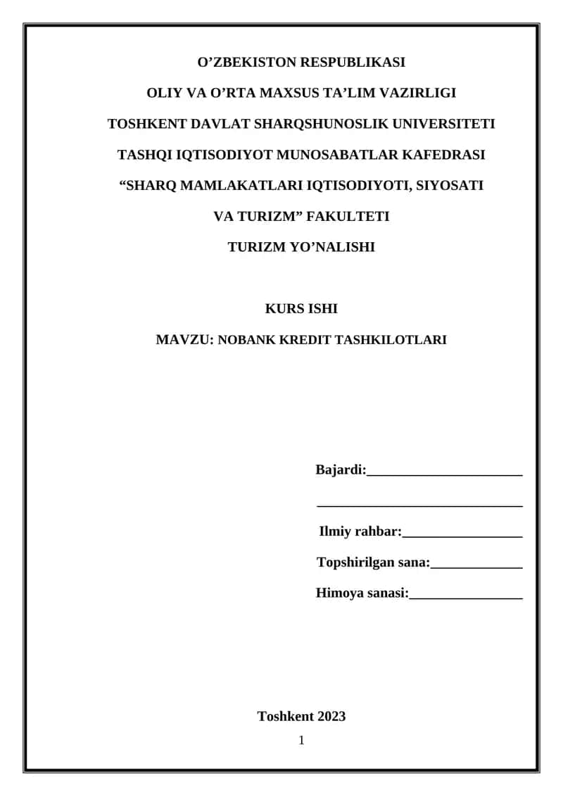 NOBANK KREDIT TASHKILOTLARI 1