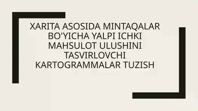 Yalpiich kimahsulot (YaIM) 1