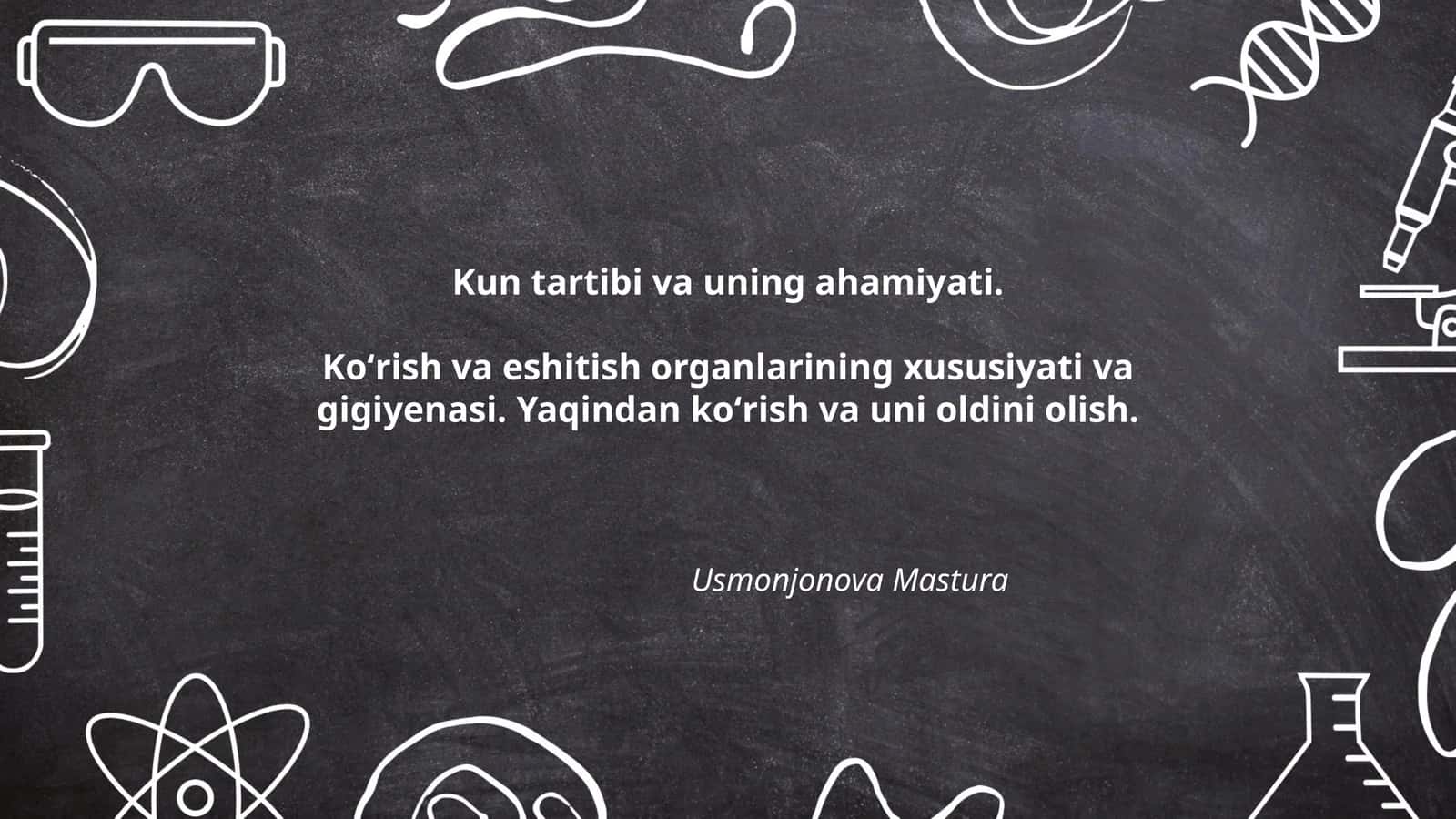 Koʻrish organlari tuzilishi 1