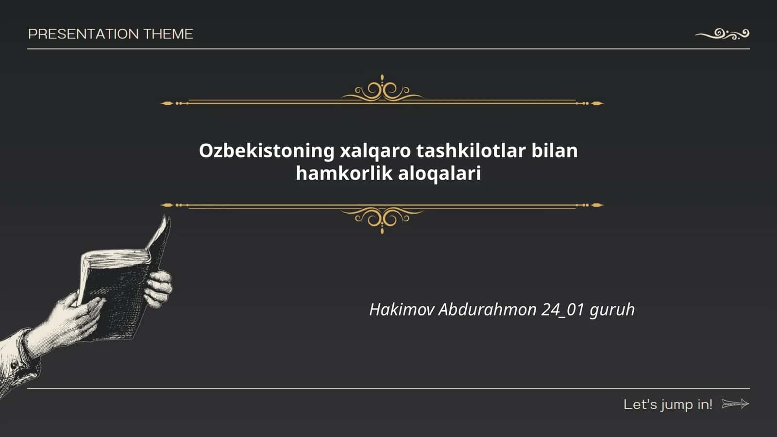 Birlashgan Millatlar Tashkiloti (BMT) bilan hamkorlik 1