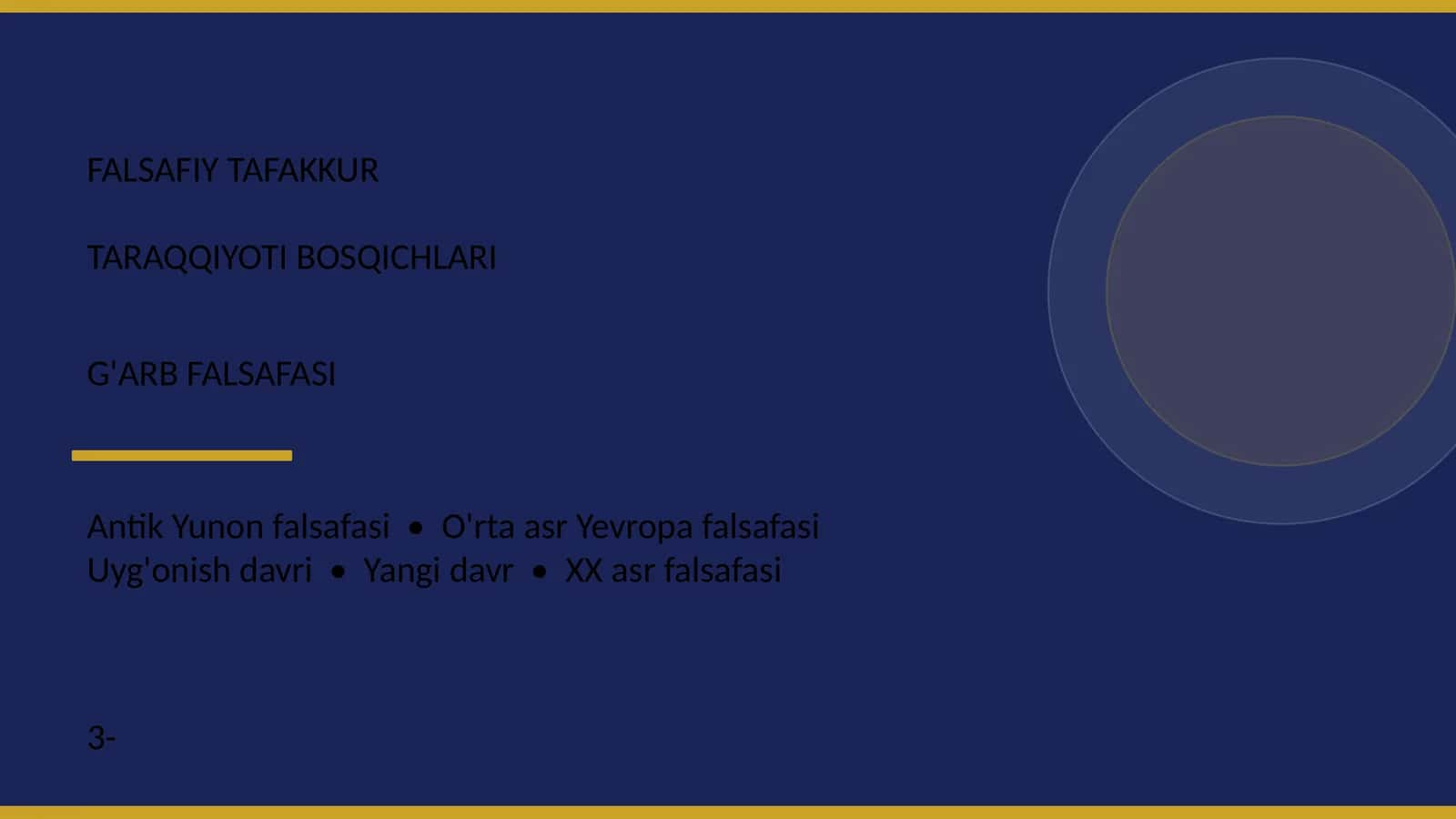 MAVZU REJASI 1
