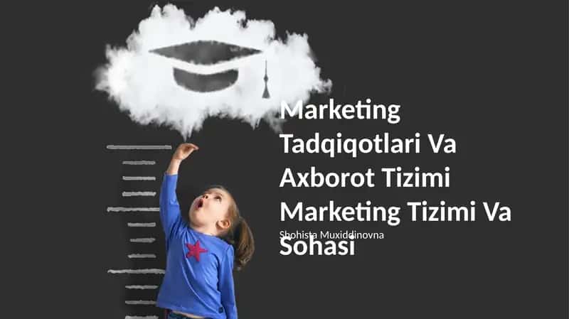 Marketing Tadqiqotlari Va Axborot Tizimi Marketing Tizimi Va Sohasi 1