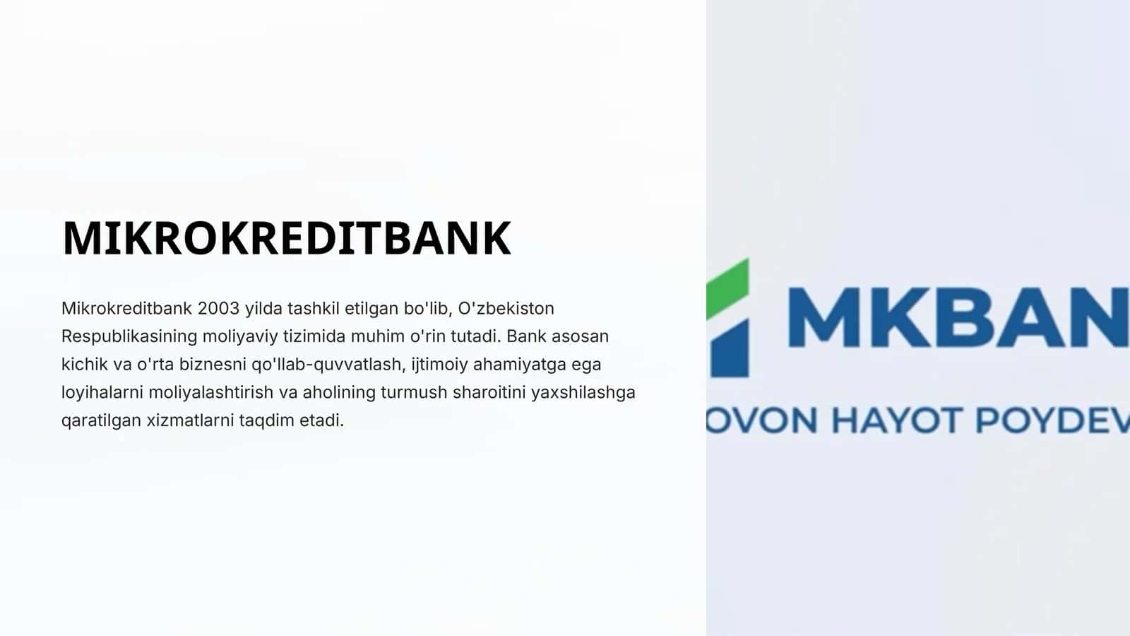 MIKROKREDITBANK 1