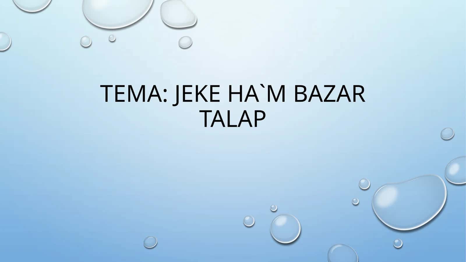 Talapha’mtalaptu’rleri 1