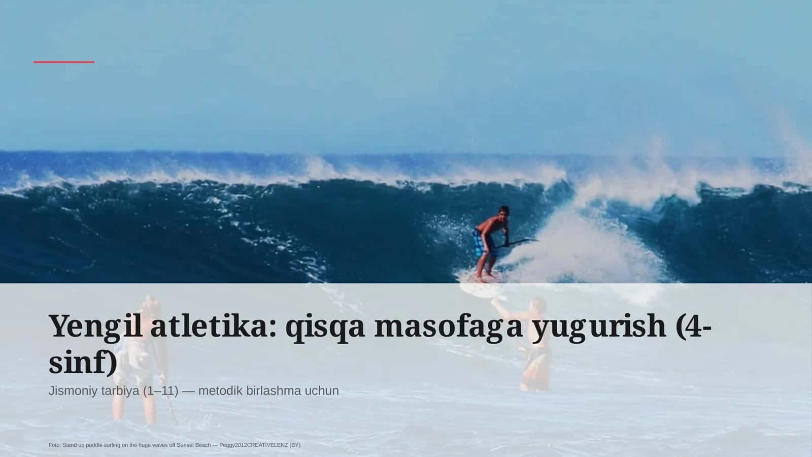 Yengil atletika: qisqa masofaga yugurish (4-sinf) 1