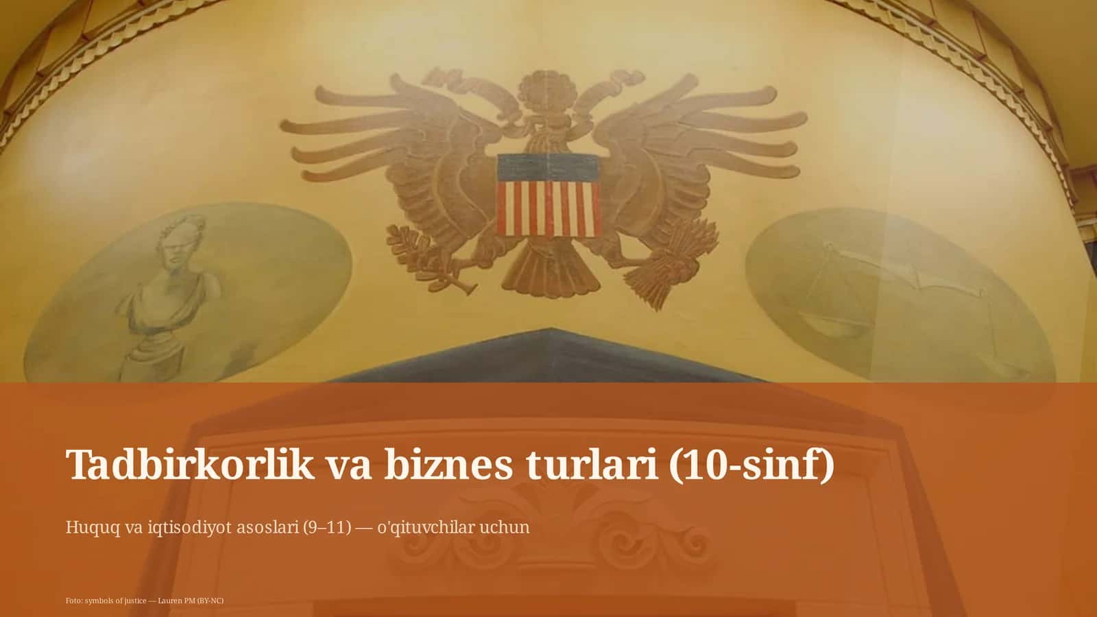 Huquq va iqtisodiyot asoslari (9–11) — o'qituvchilar uchun 1