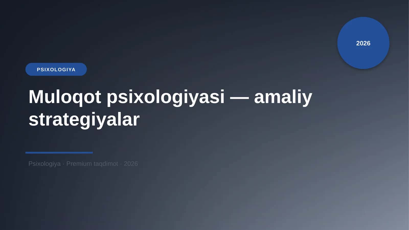 Muloqot psixologiyasi — amaliy strategiyalar 1