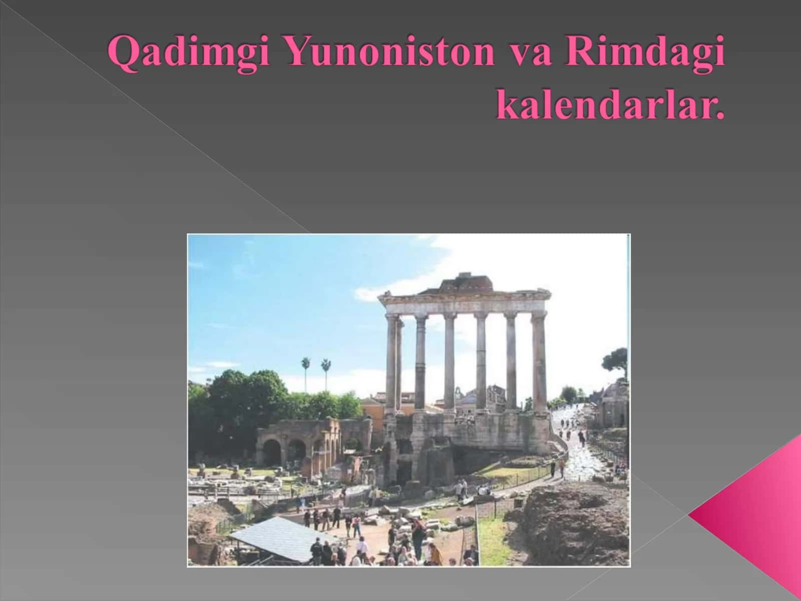Qadimgi Yunonistonda Oy-quyosh kalendari 1
