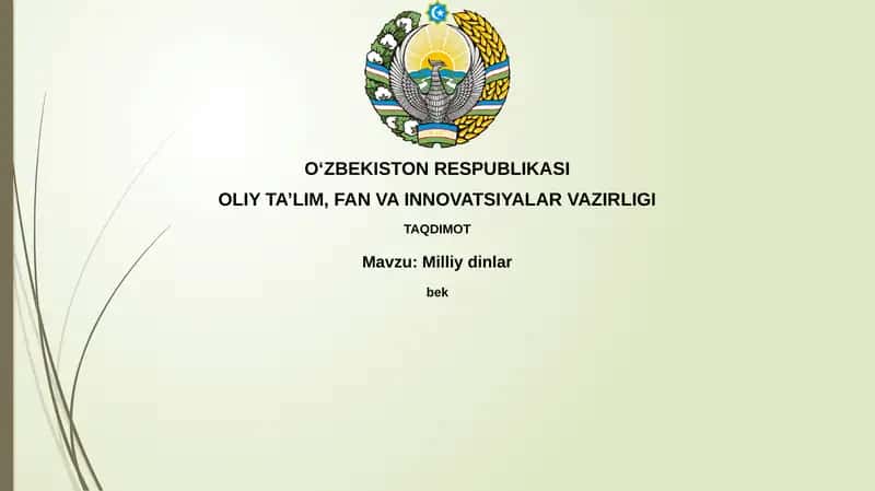 Milliydinlar 1