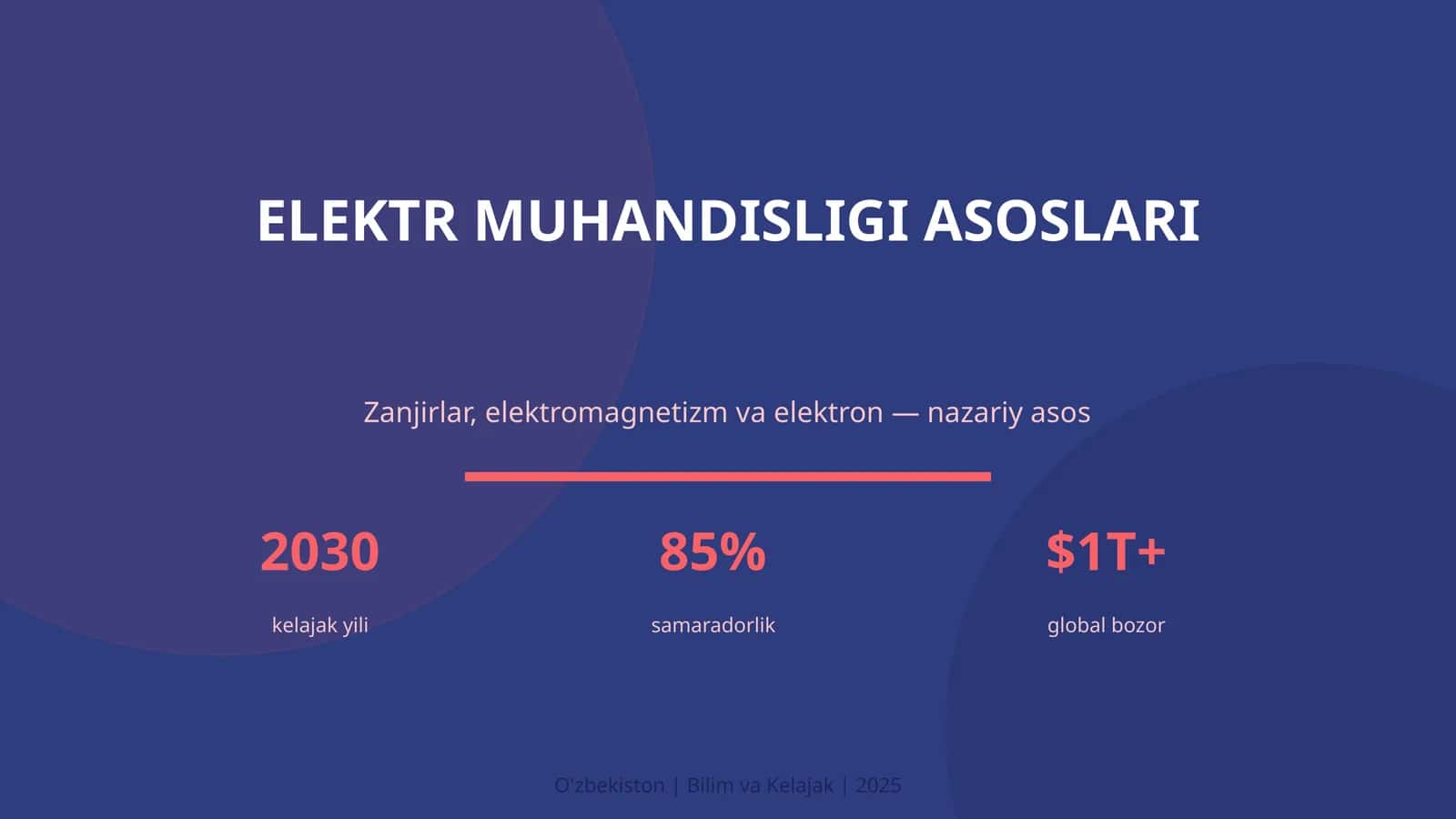 ELEKTR MUHANDISLIGI ASOSLARI 1