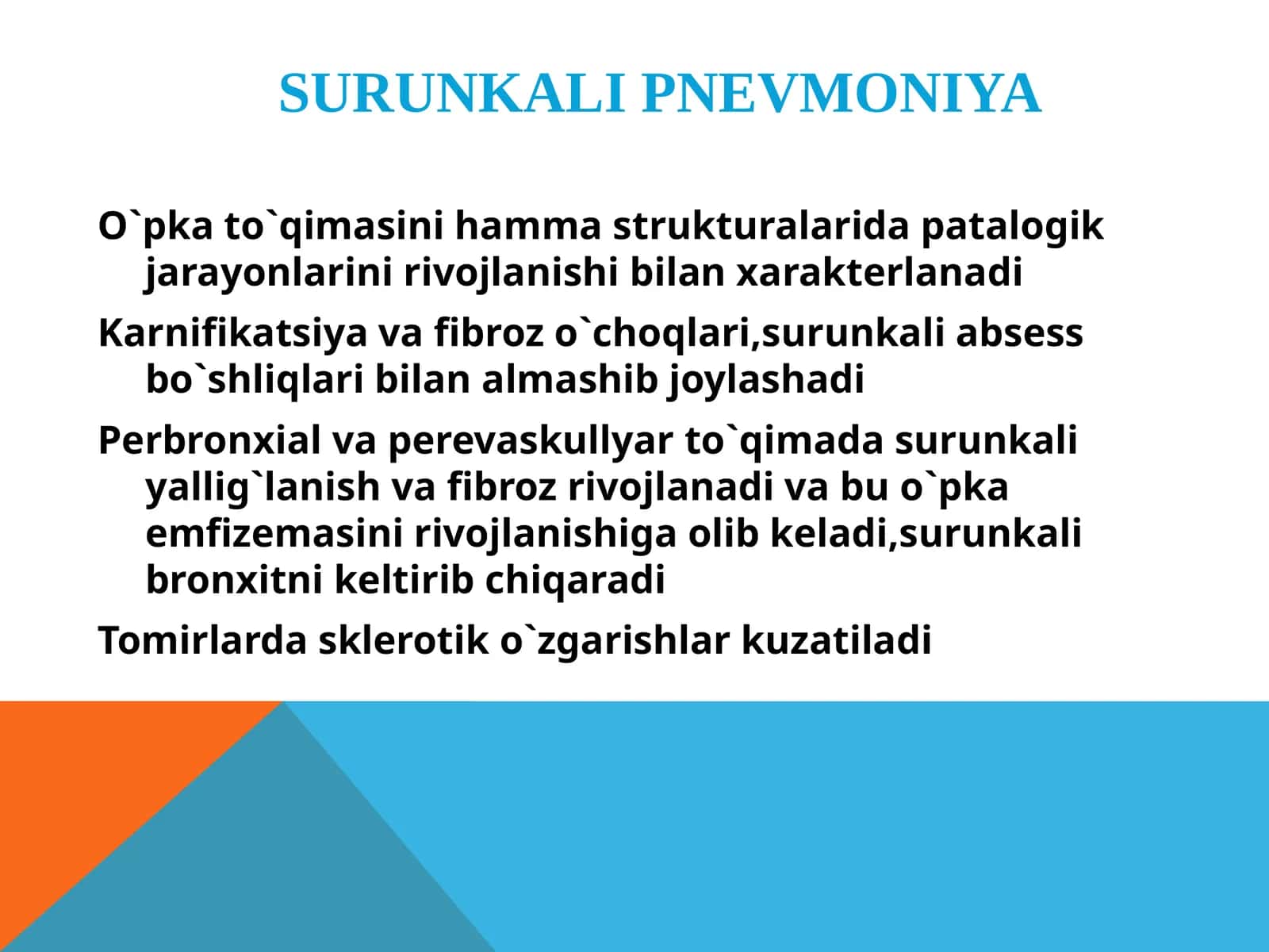Surunkali pnevmoniya 1