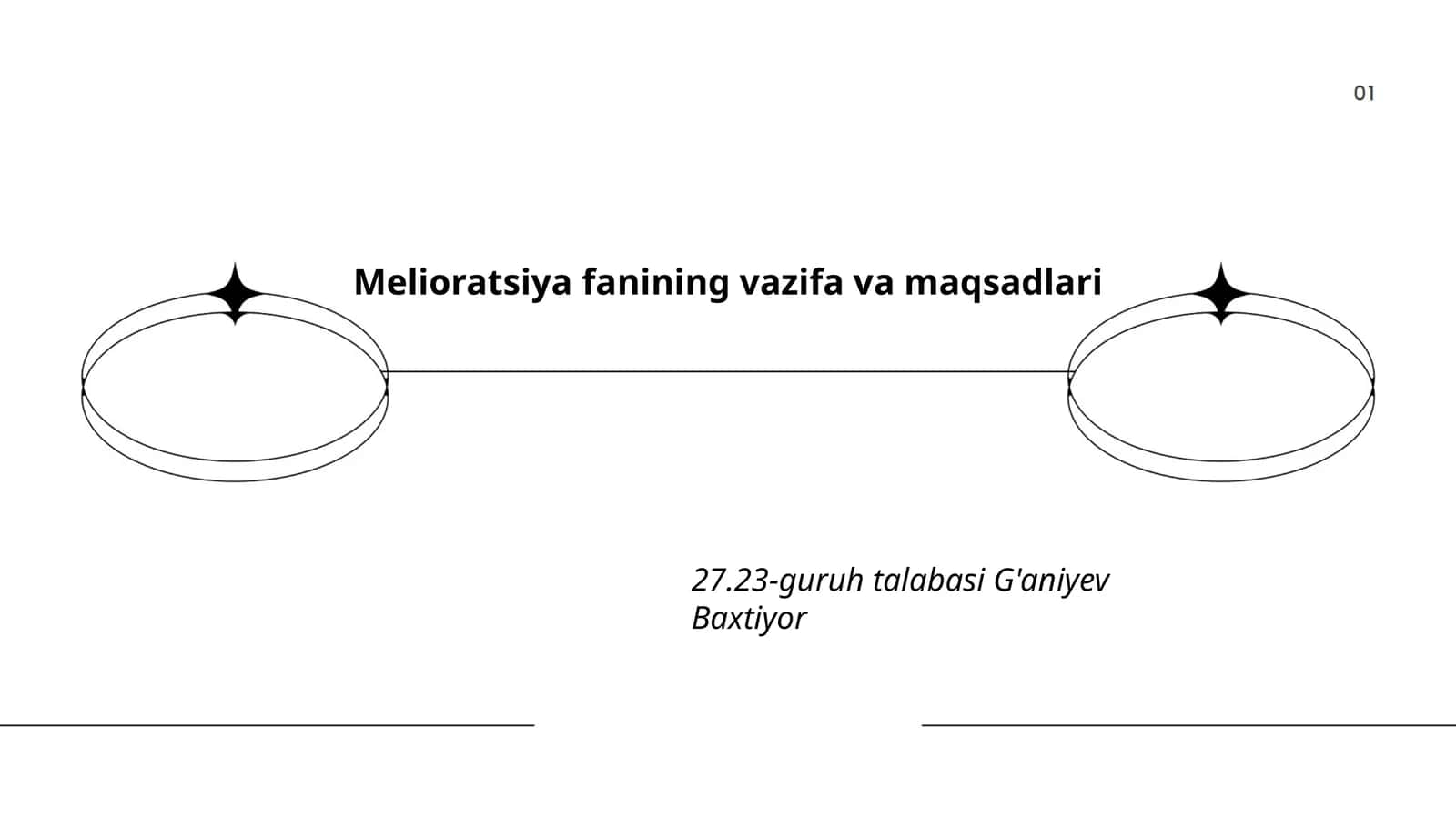 Melioratsiya fanining vazifa va maqsadlari 1